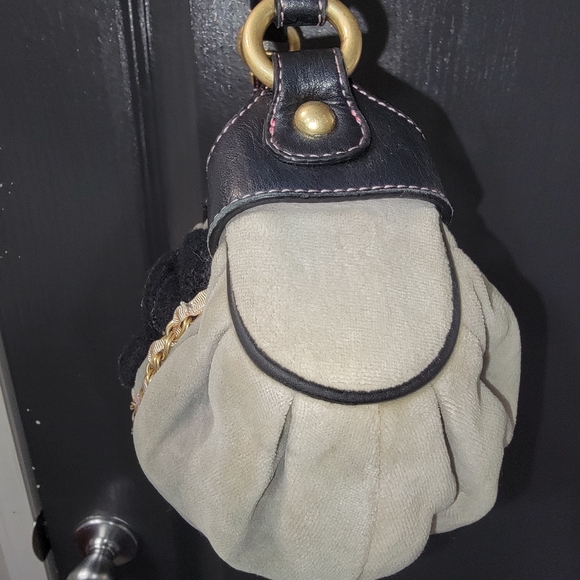 Juicy Couture Black and Pink Shoulder Bag